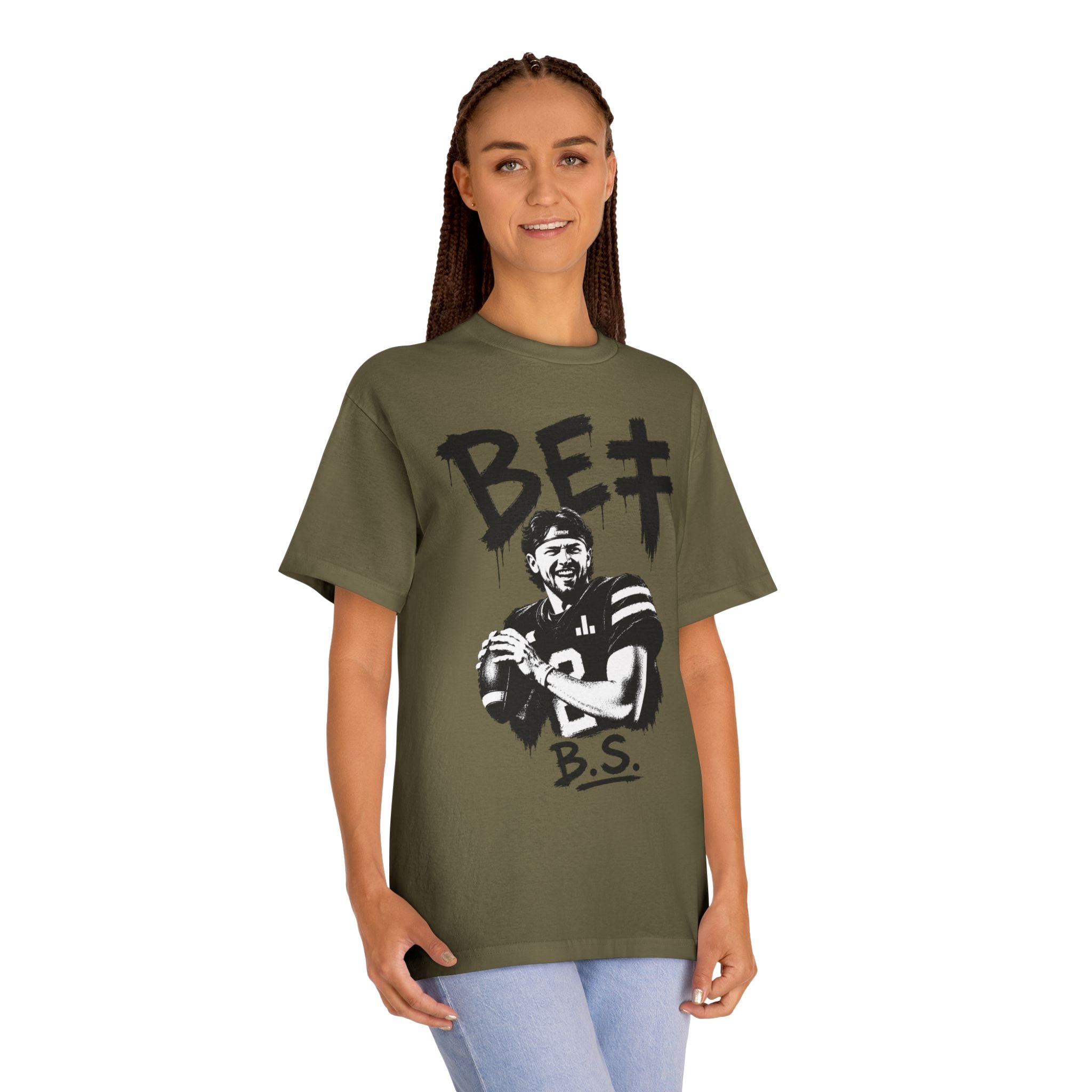BET Gambling Quarterback Graphic Tee | Football Pop Art