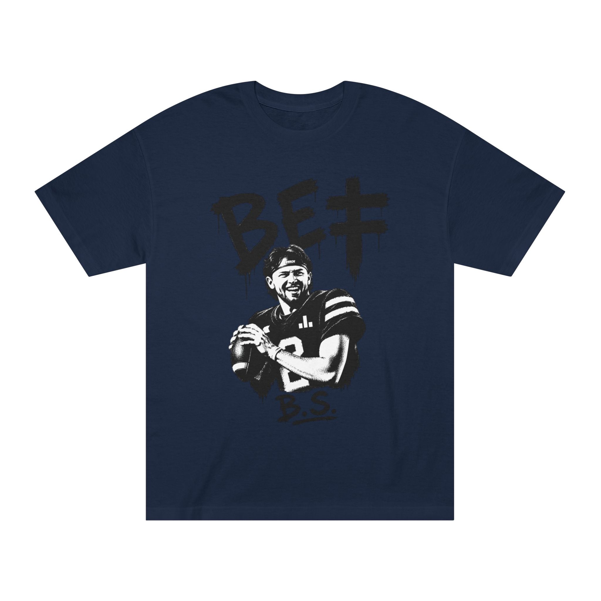 BET Gambling Quarterback Graphic Tee | Football Pop Art