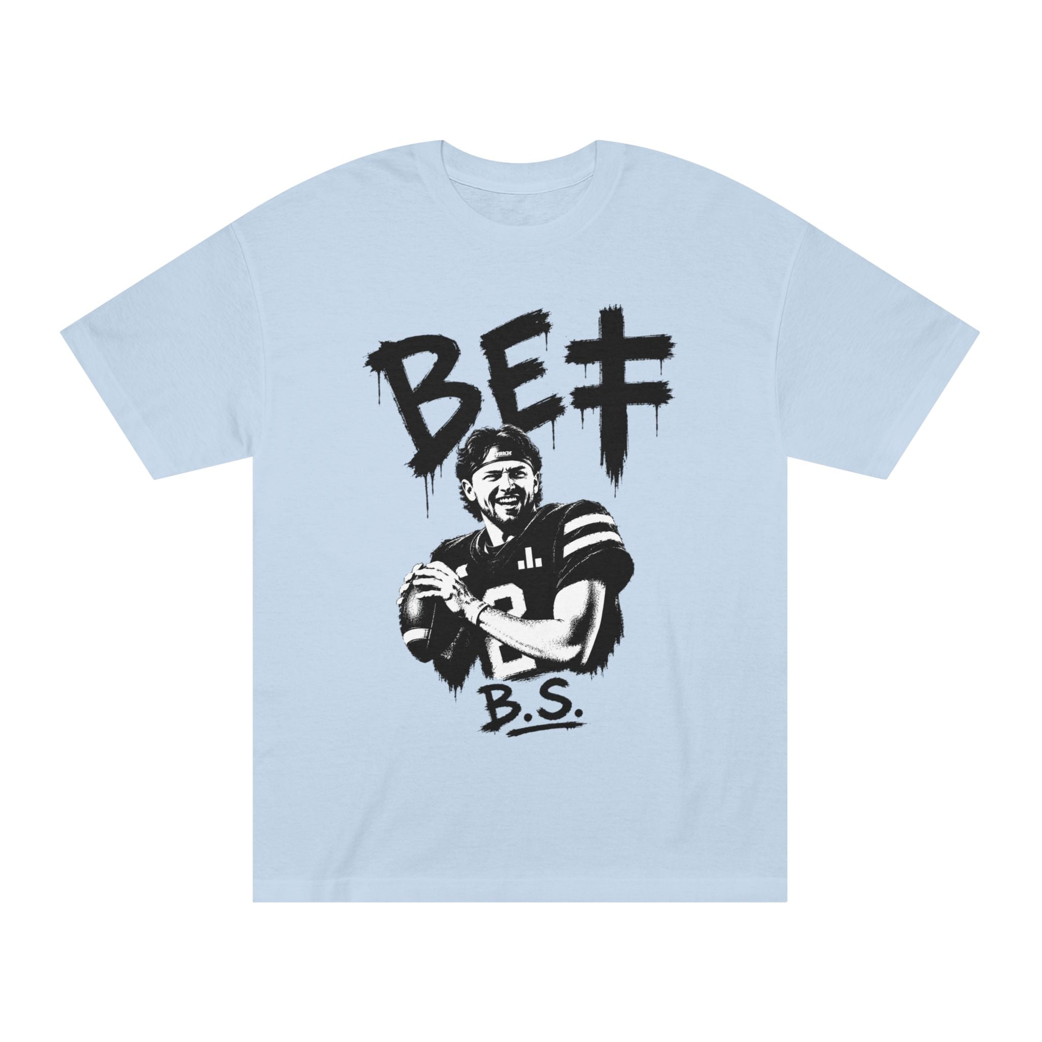 BET Gambling Quarterback Graphic Tee | Football Pop Art