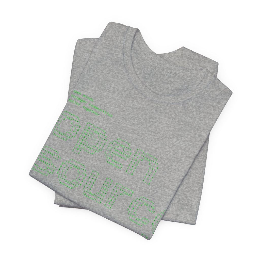 Open Source Co-ed T-Shirt | Programming ASCII Art Tee