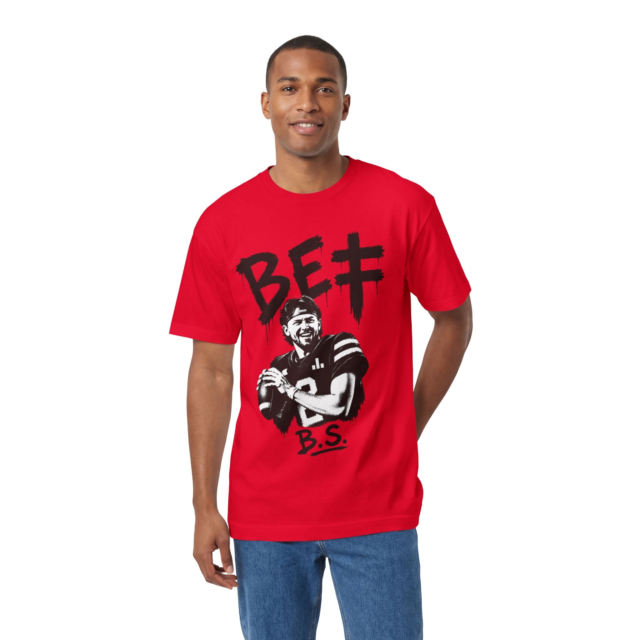 BET Gambling Quarterback Graphic Tee | Football Pop Art