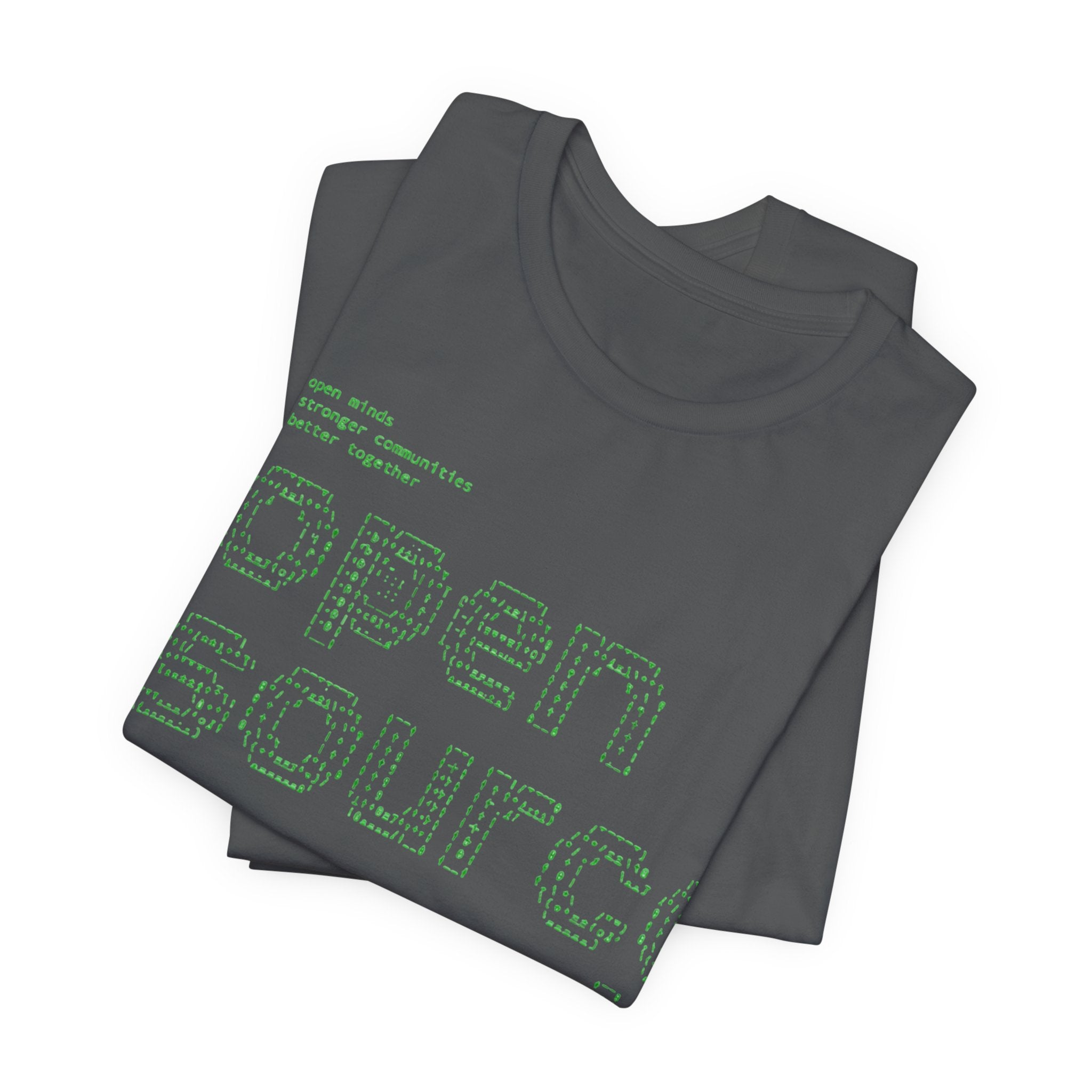 Open Source Co-ed T-Shirt | Programming ASCII Art Tee