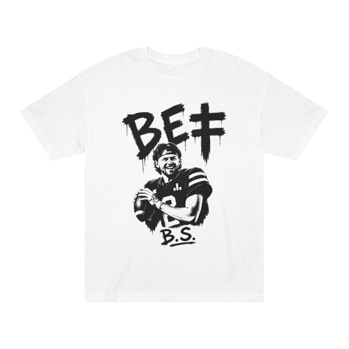 BET Gambling Quarterback Graphic Tee | Football Pop Art