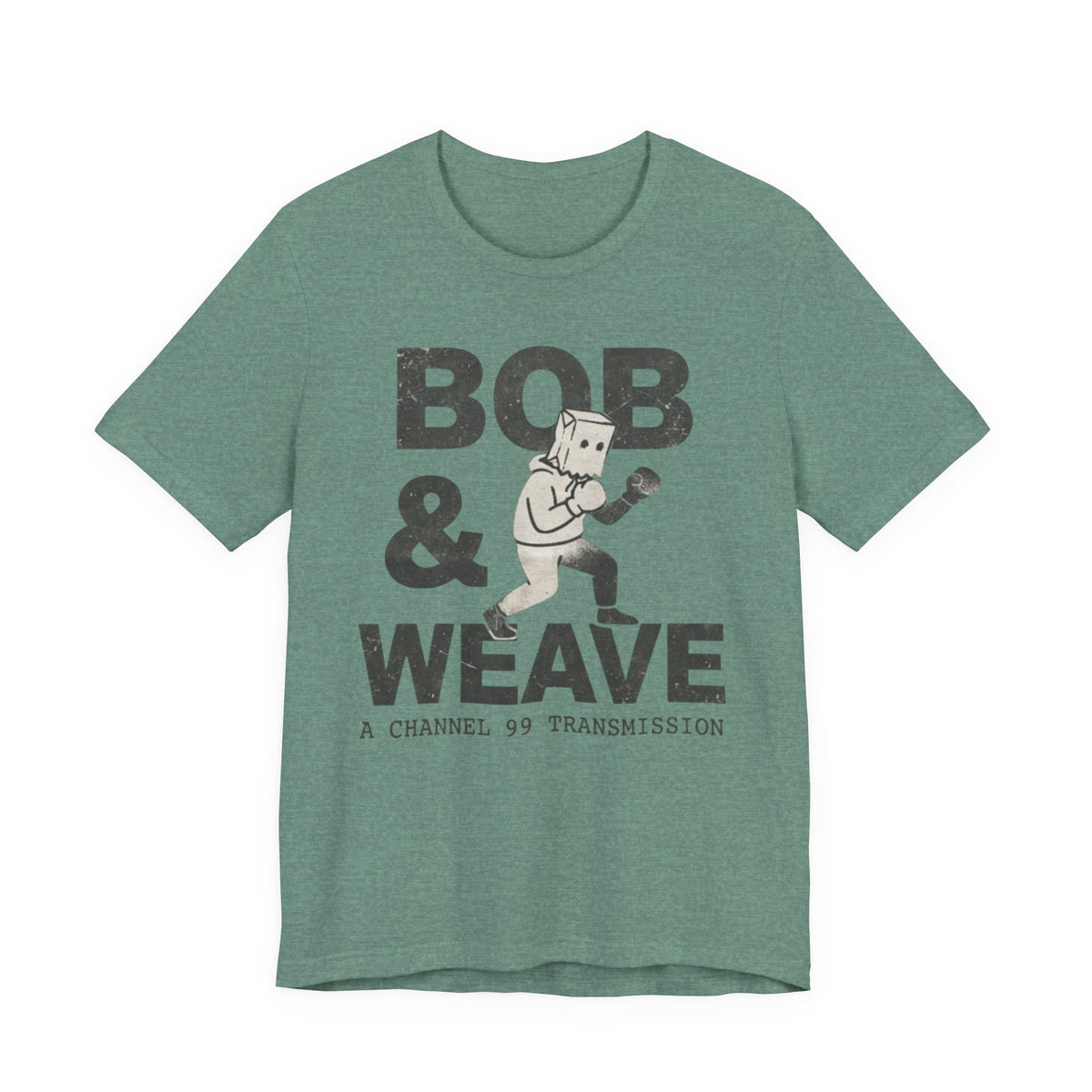 Bob & Weave T-Shirt | Boxing Jeet Kune Do T-Shirt | Bob Papadopoulos Art