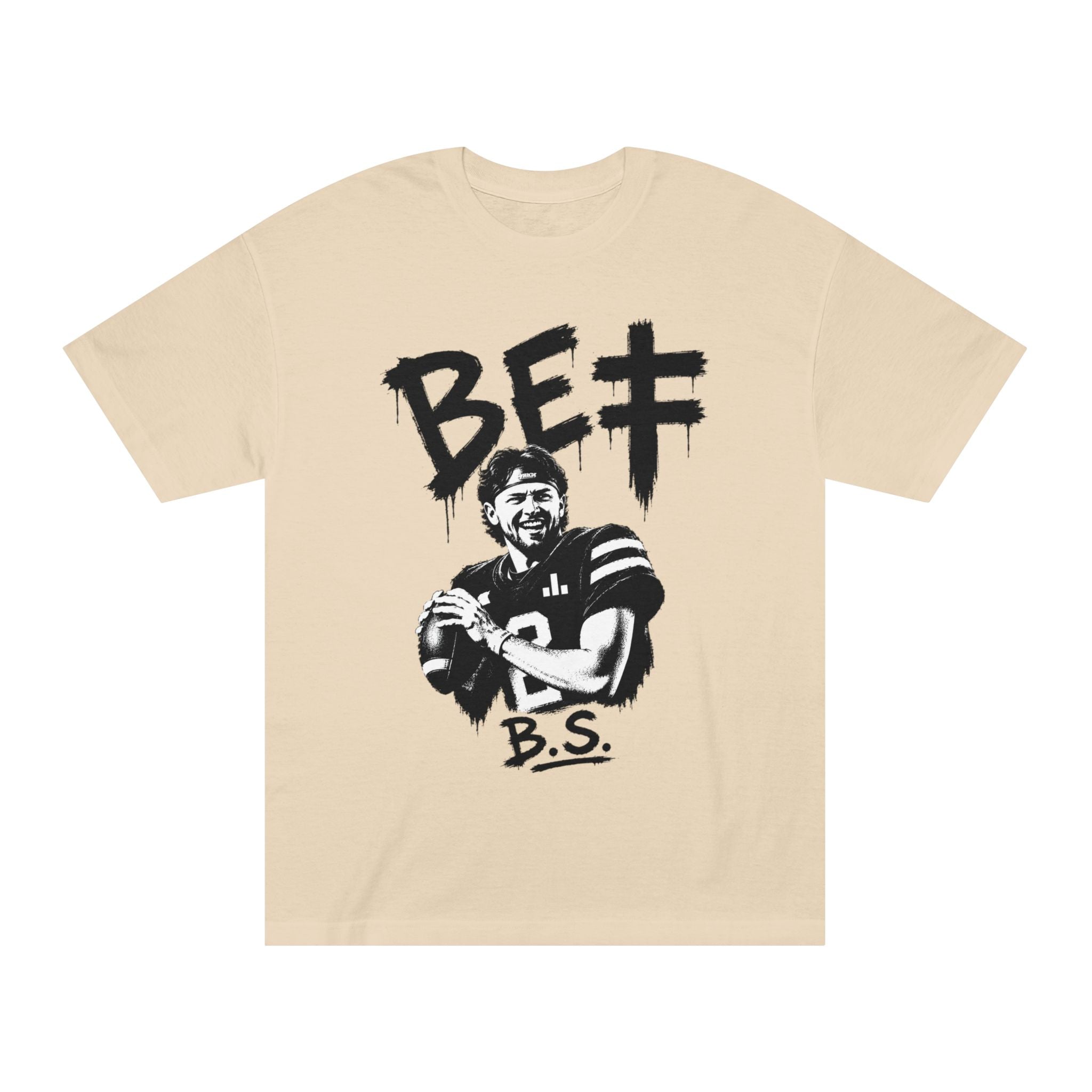BET Gambling Quarterback Graphic Tee | Football Pop Art