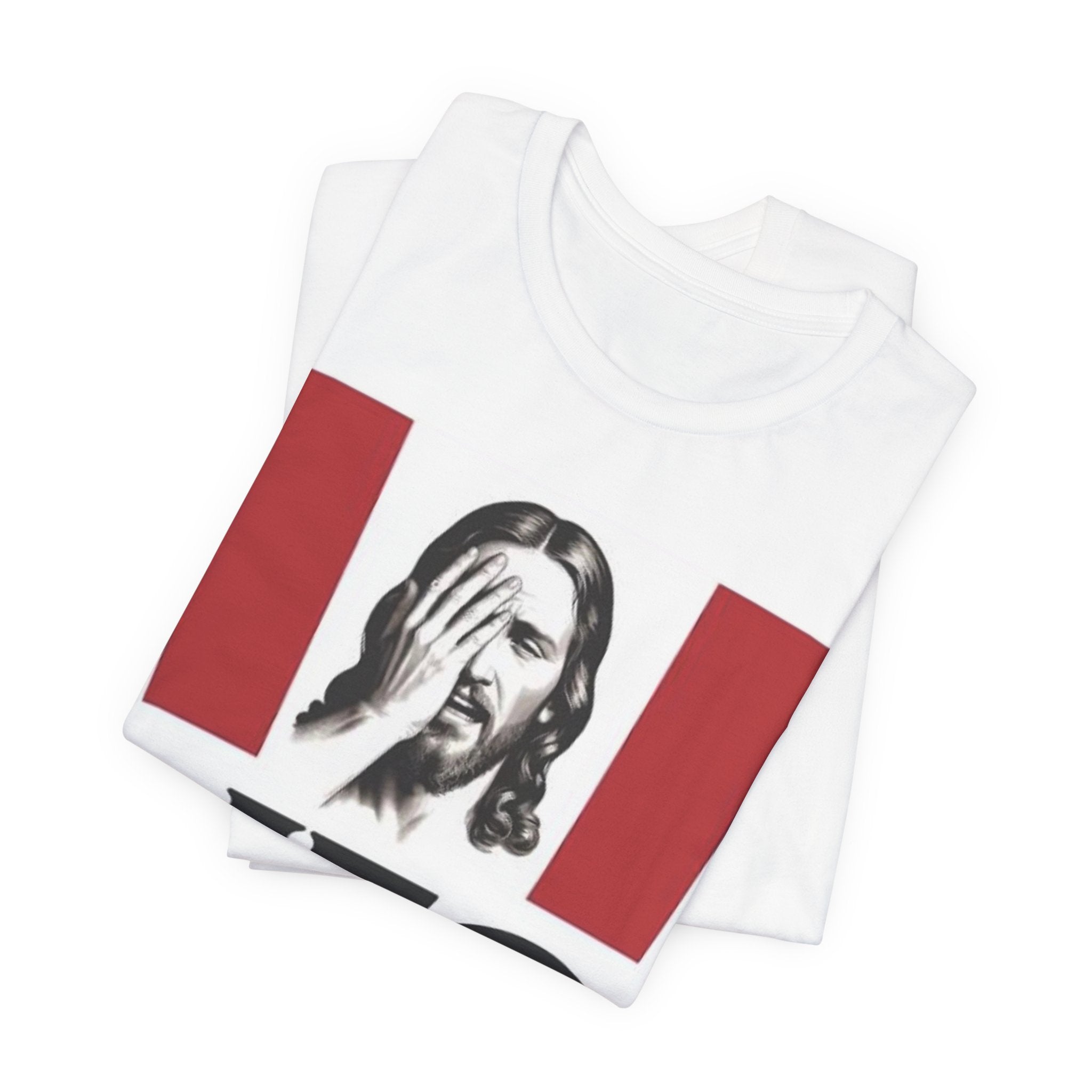 JFC Facepalm Jesus T-Shirt | Graphic Meme Tee