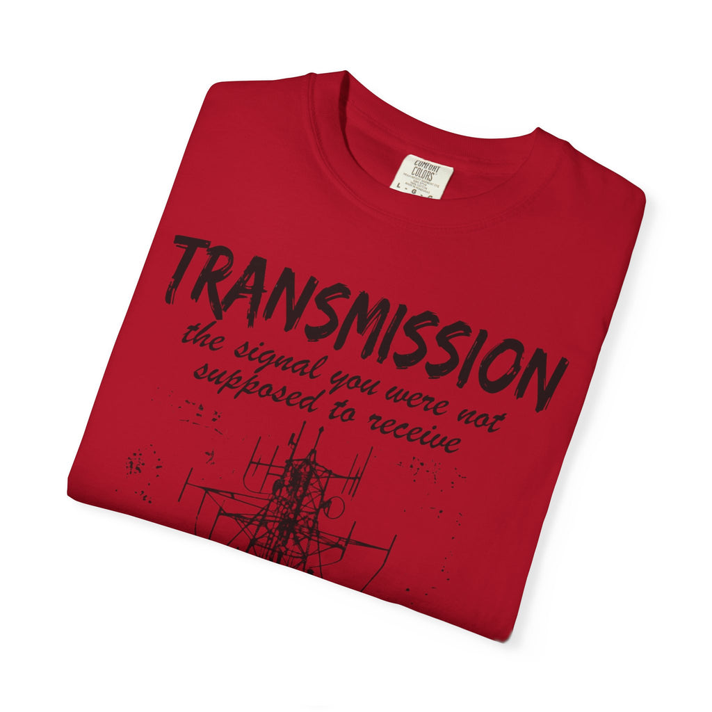 Transmission radio tower tee | Signal sketch graphic T-Shirt