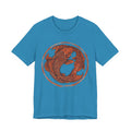 Koi Fish Circle illustration Tee | Asian carp yin yang shirt
