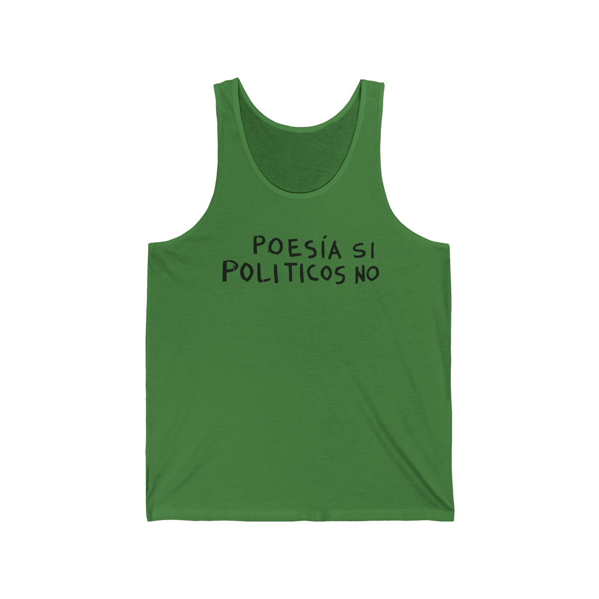 Poesía Sí Políticos No tank top | Spanish Poetry Politics Shirt