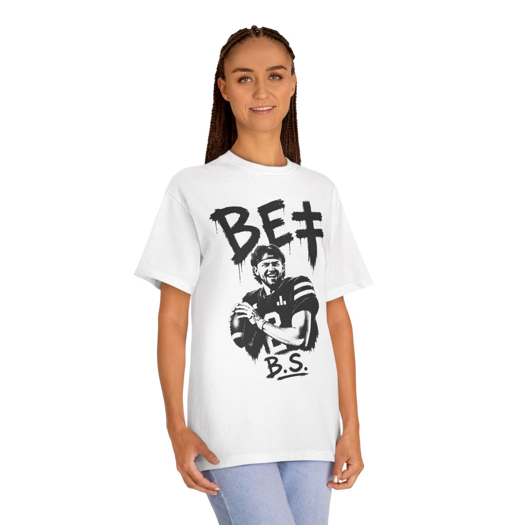 BET Gambling Quarterback Graphic Tee | Football Pop Art