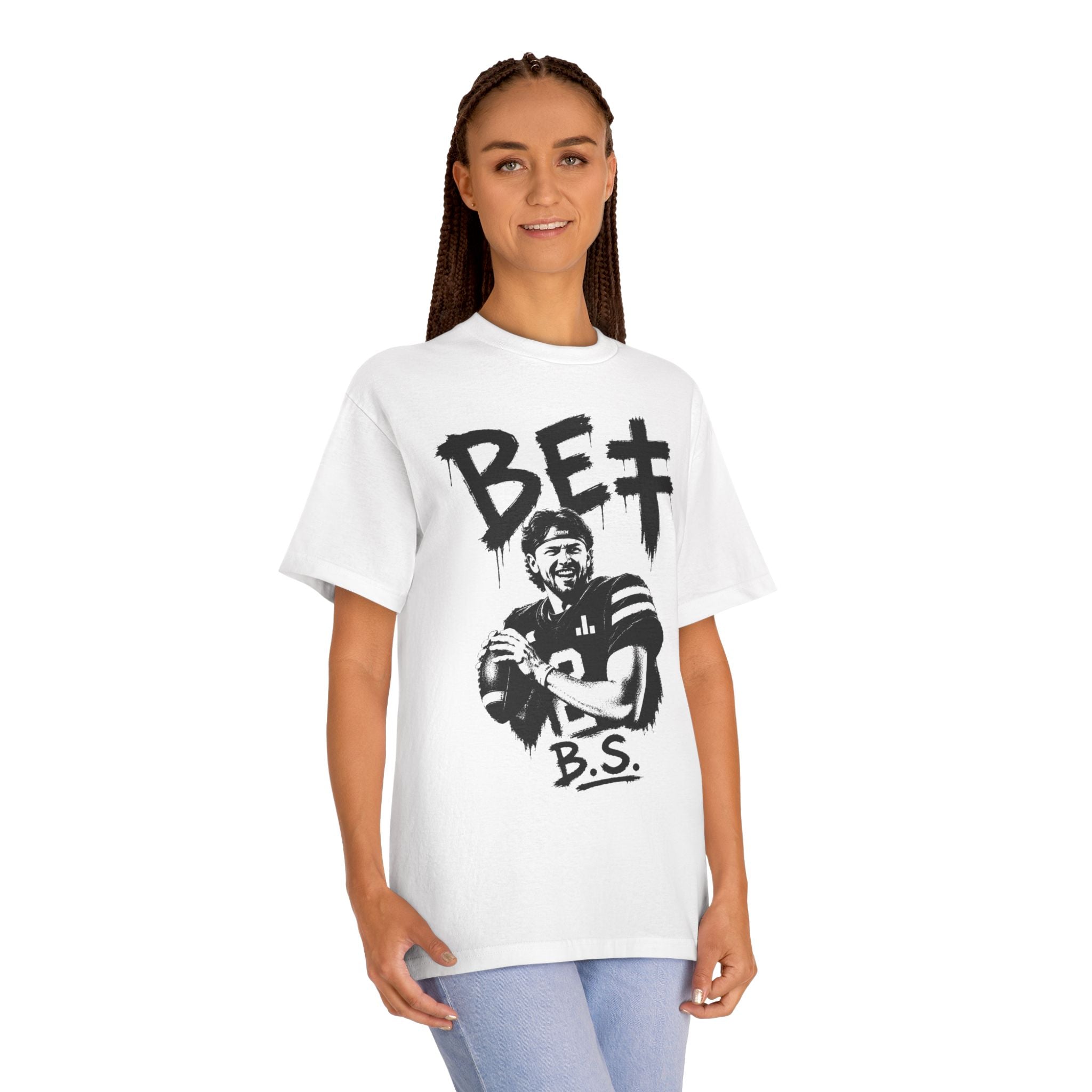 BET Gambling Quarterback Graphic Tee | Football Pop Art