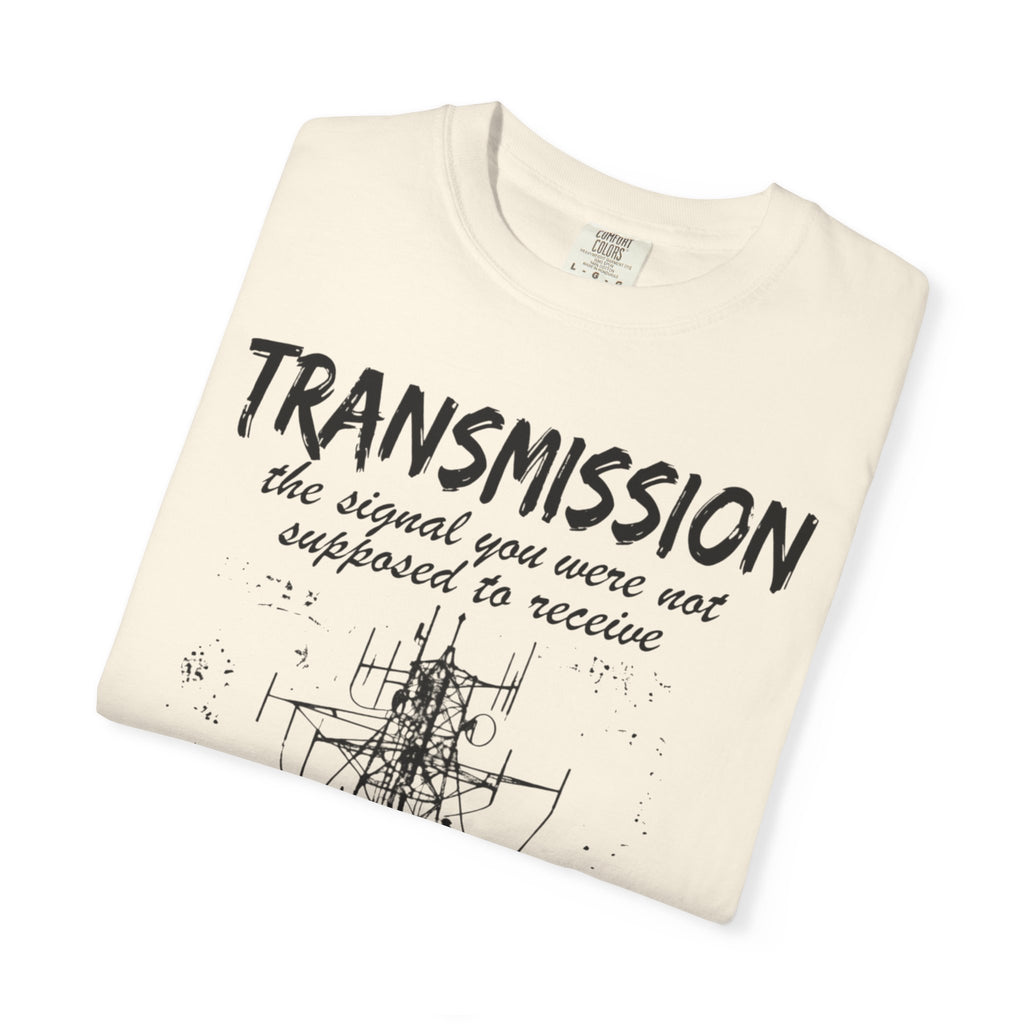 Transmission radio tower tee | Signal sketch graphic T-Shirt
