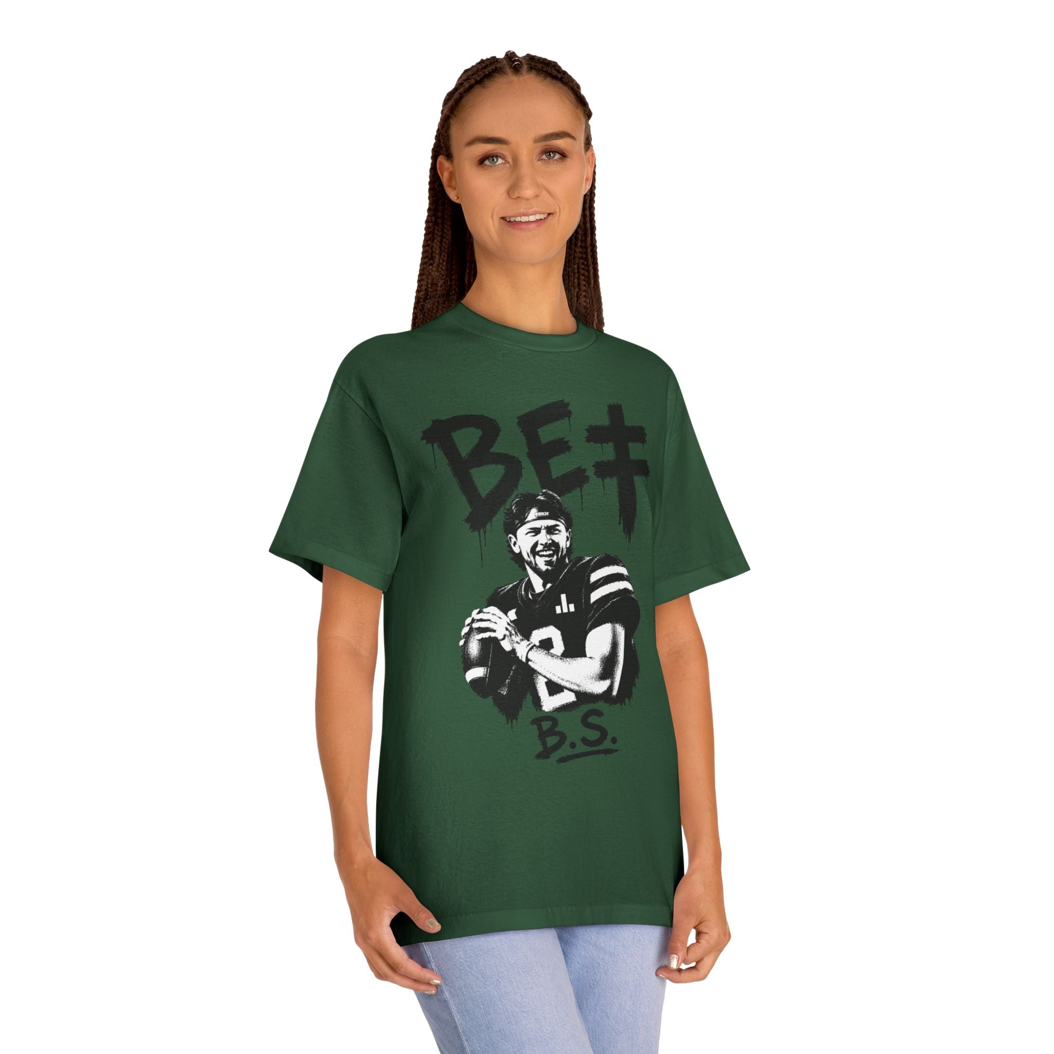 BET Gambling Quarterback Graphic Tee | Football Pop Art