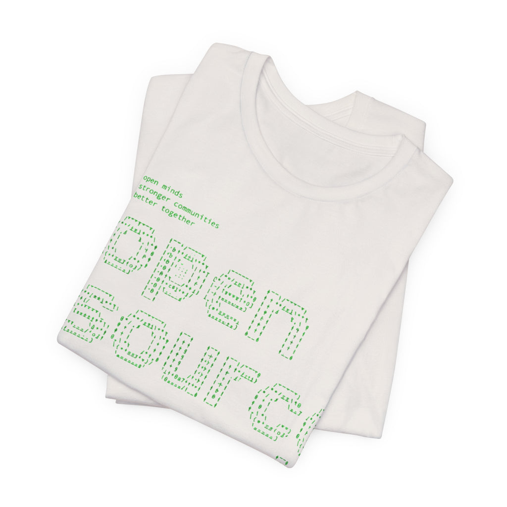 Open Source Co-ed T-Shirt | Programming ASCII Art Tee