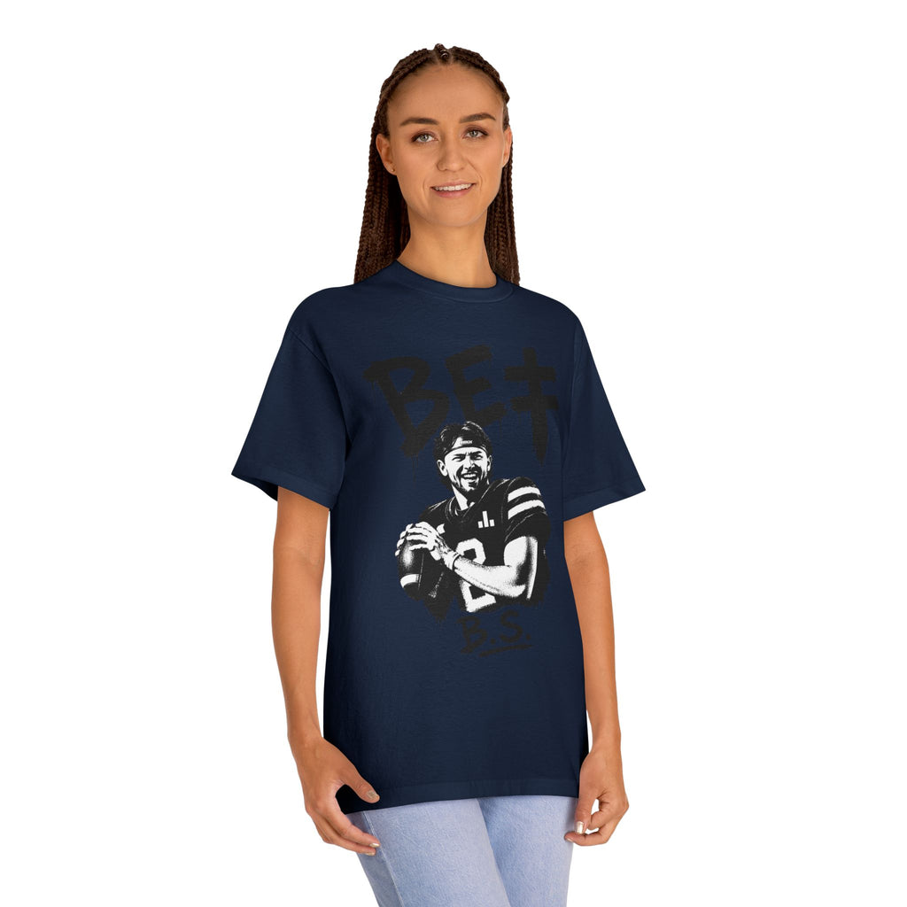 BET Gambling Quarterback Graphic Tee | Football Pop Art