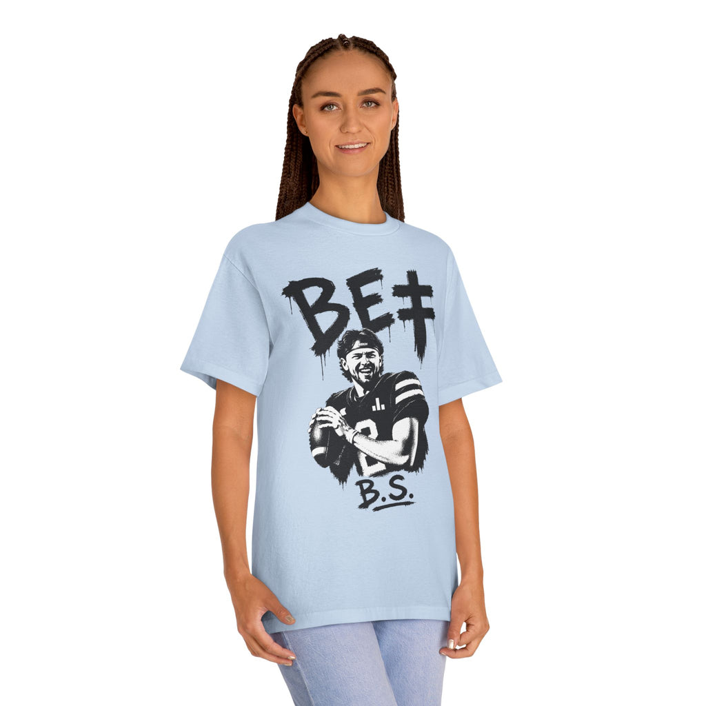 BET Gambling Quarterback Graphic Tee | Football Pop Art