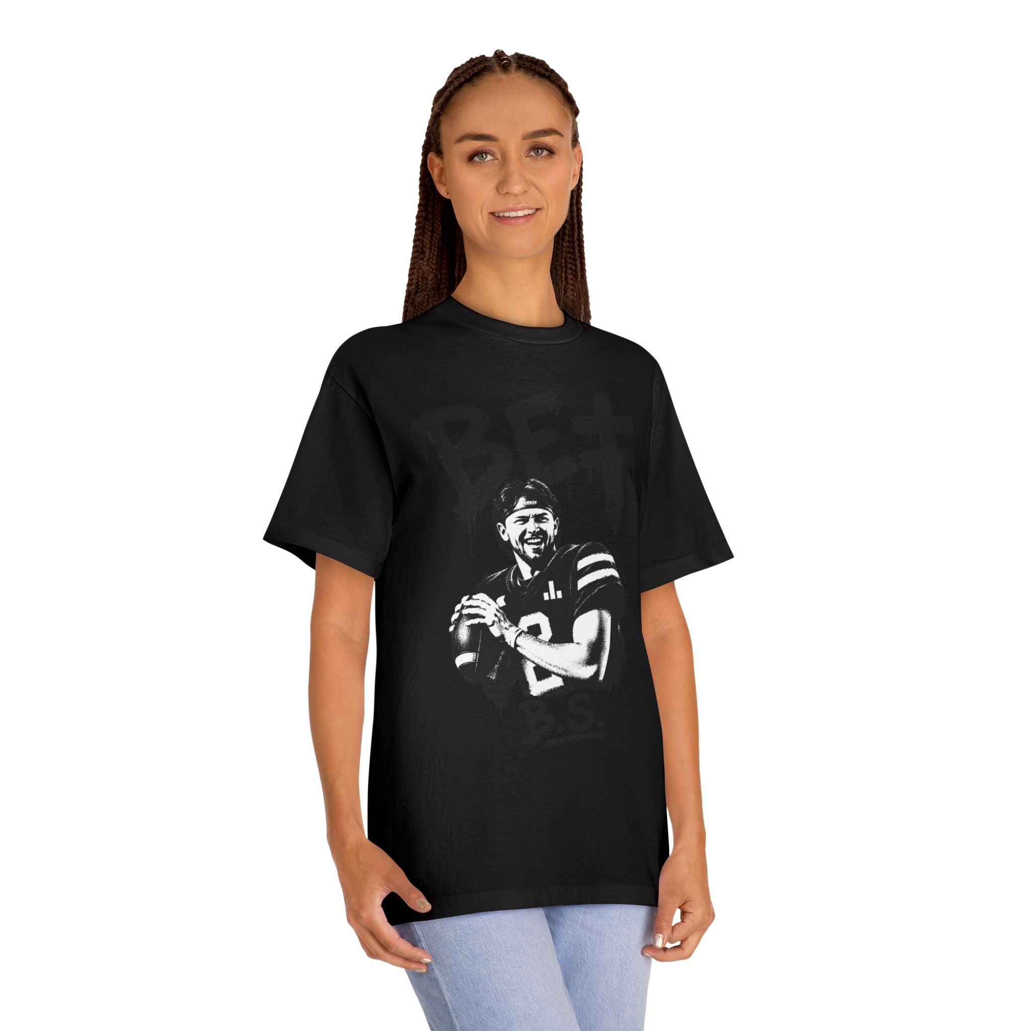 BET Gambling Quarterback Graphic Tee | Football Pop Art