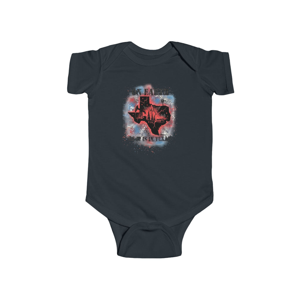 On Earth As It Is In Texas | Infant Bodysuit | Texas Onesie Art