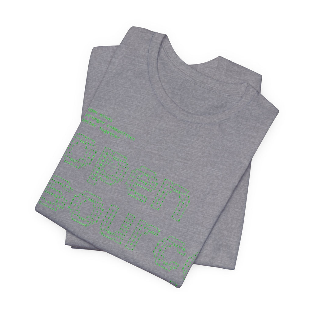 Open Source Co-ed T-Shirt | Programming ASCII Art Tee