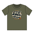 Youth T-Shirt — Retro "FREE TIME" Graphic Tee for Kids