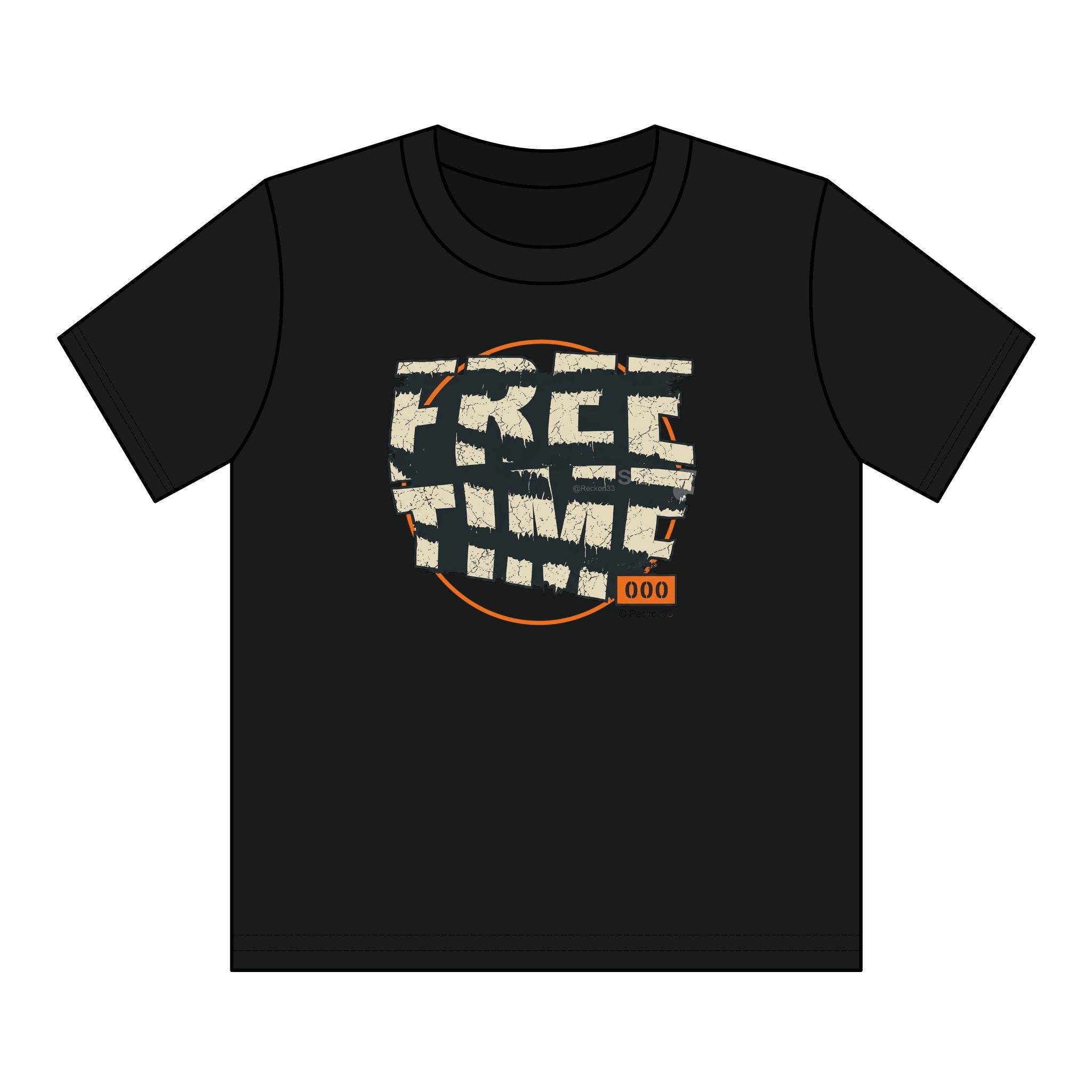 Youth T-Shirt — Retro "FREE TIME" Graphic Tee for Kids