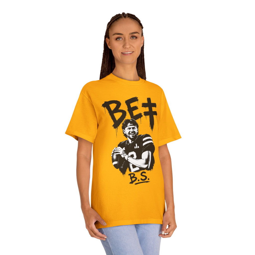 BET Gambling Quarterback Graphic Tee | Football Pop Art