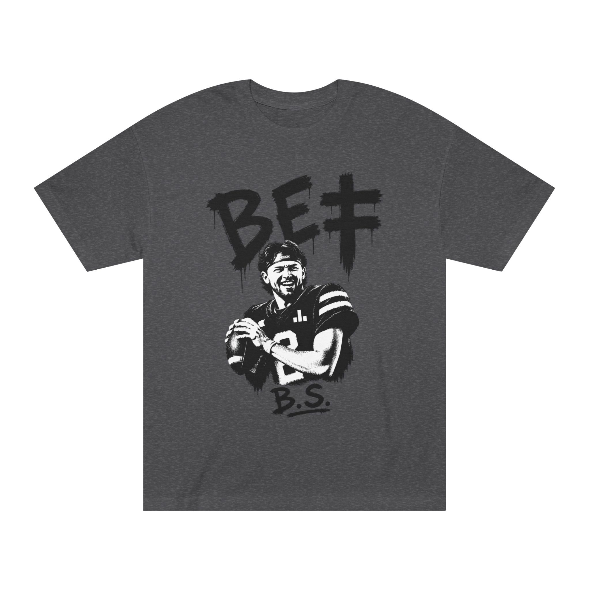 BET Gambling Quarterback Graphic Tee | Football Pop Art
