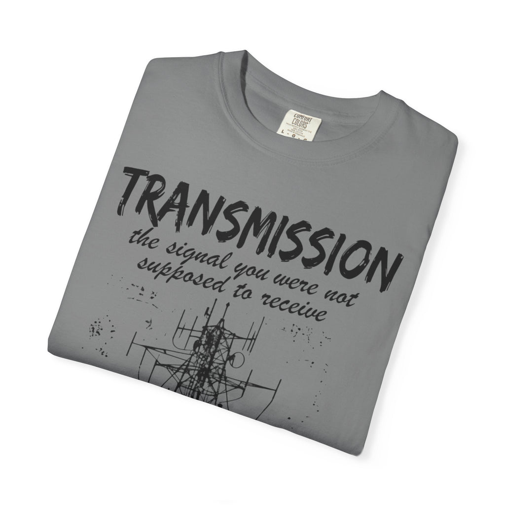 Transmission radio tower tee | Signal sketch graphic T-Shirt