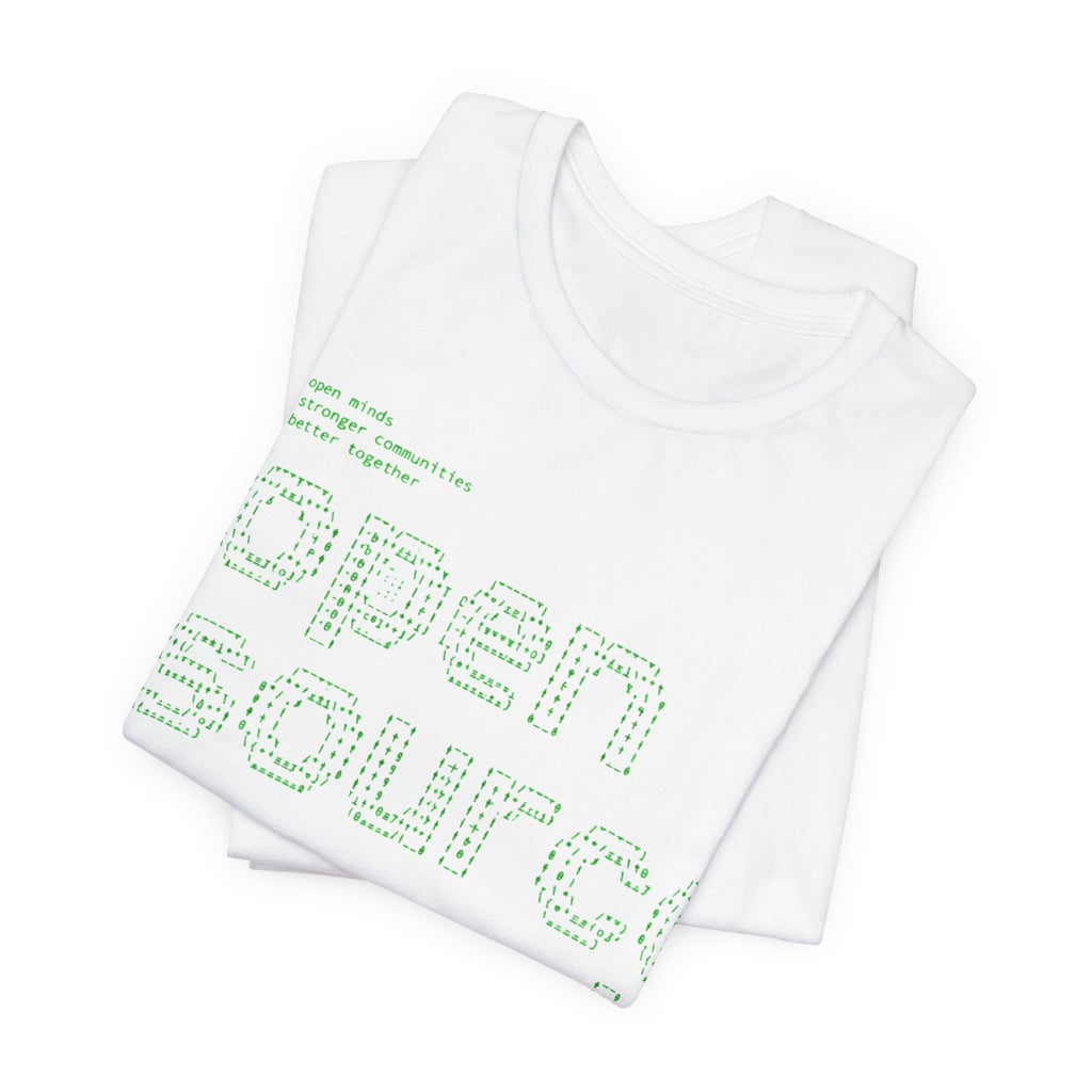 Open Source Co-ed T-Shirt | Programming ASCII Art Tee