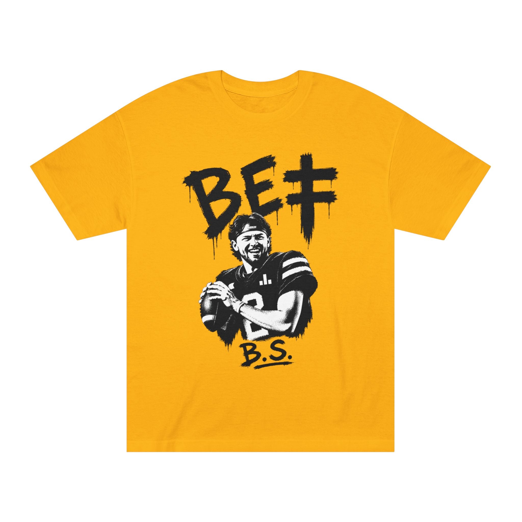 BET Gambling Quarterback Graphic Tee | Football Pop Art