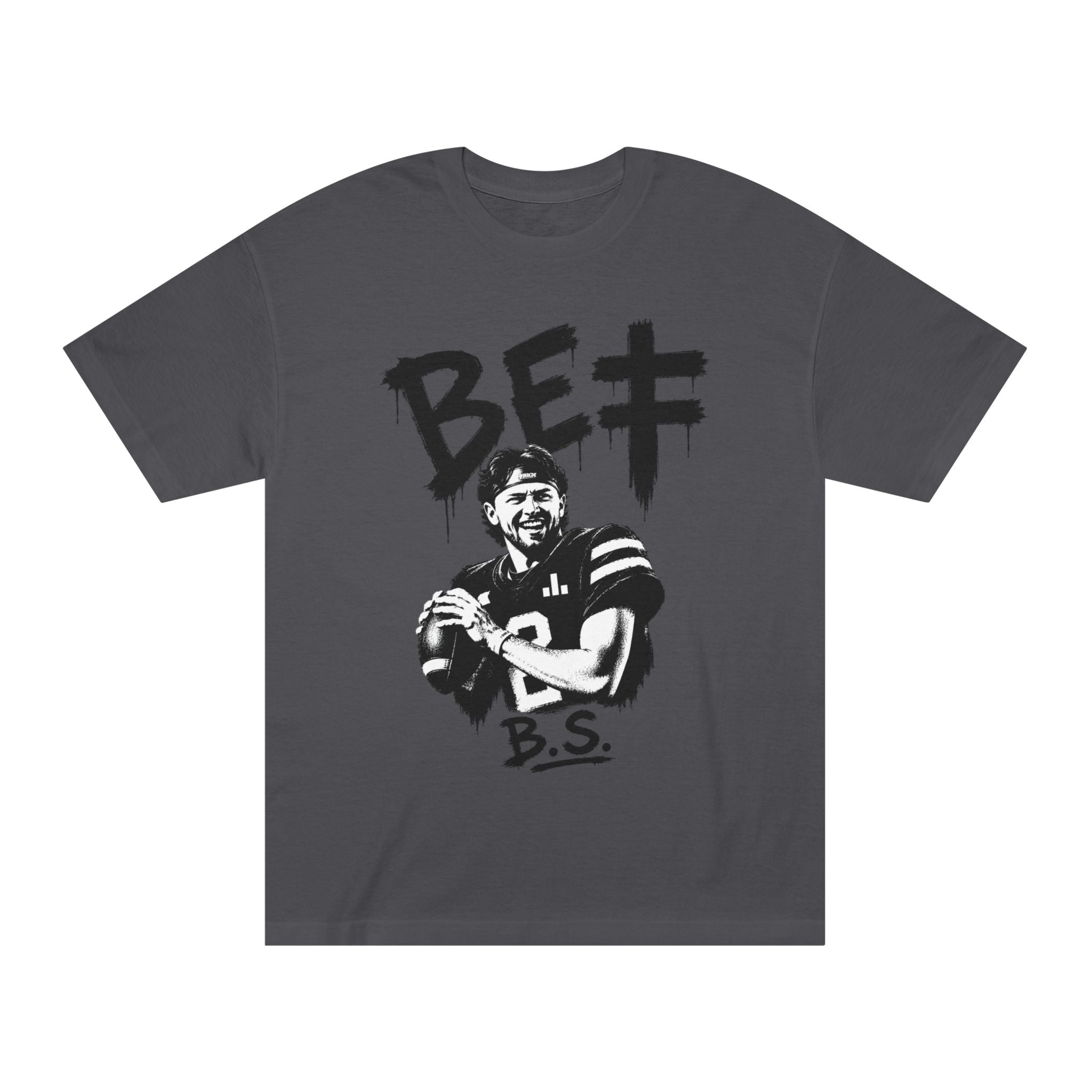 BET Gambling Quarterback Graphic Tee | Football Pop Art
