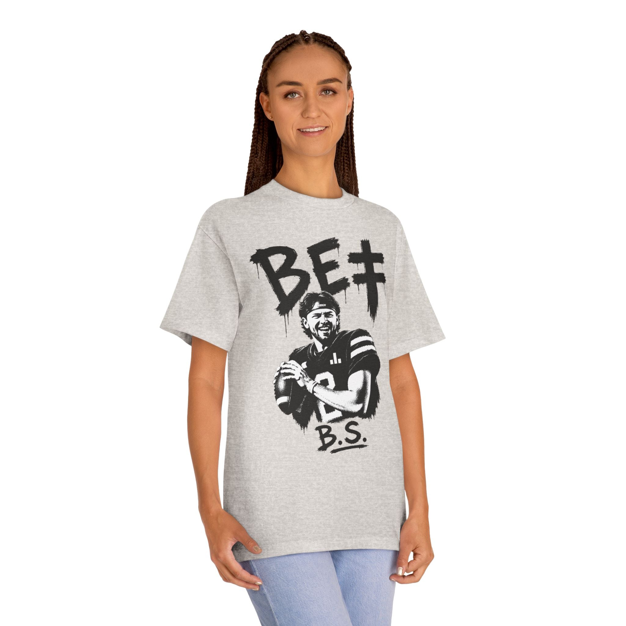 BET Gambling Quarterback Graphic Tee | Football Pop Art