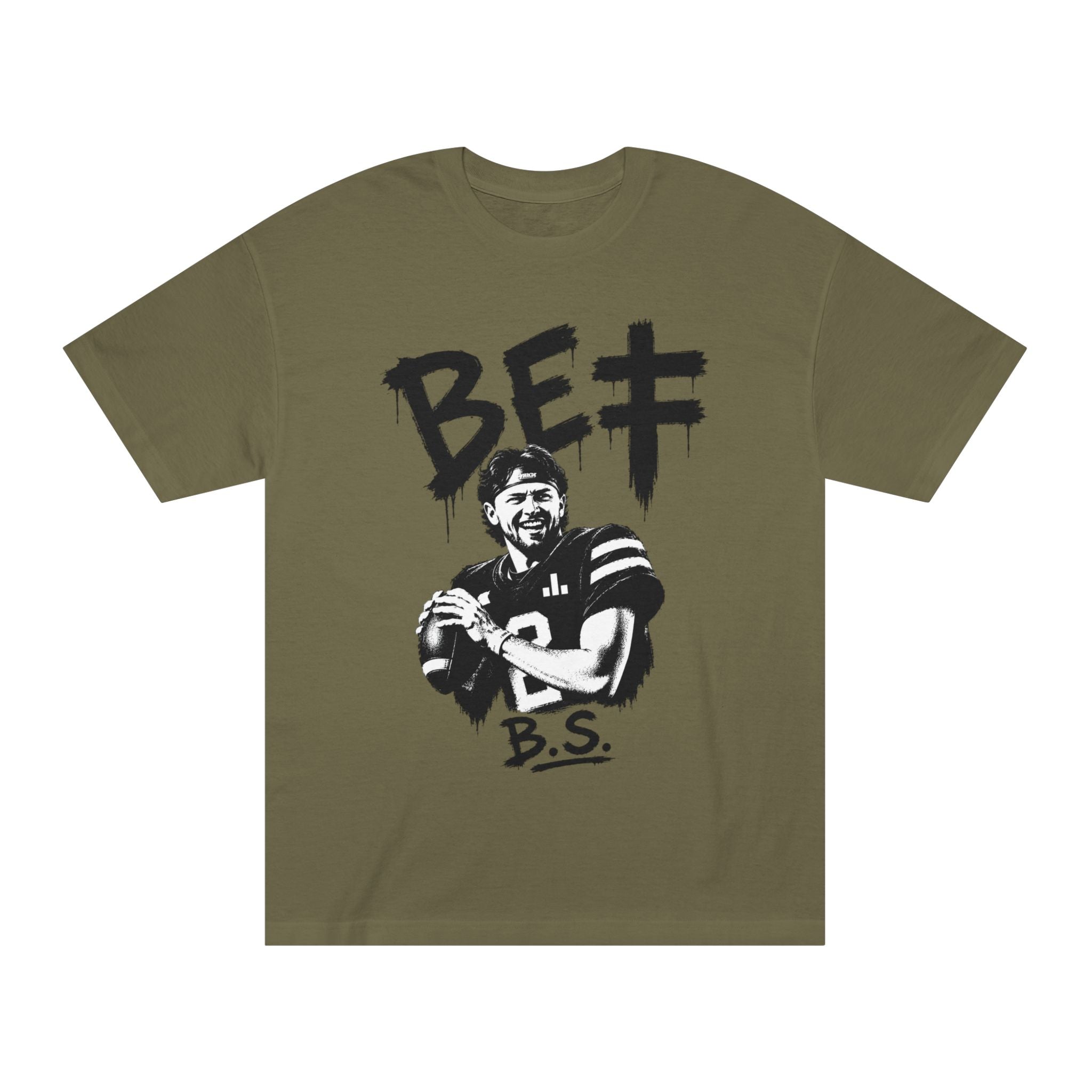 BET Gambling Quarterback Graphic Tee | Football Pop Art