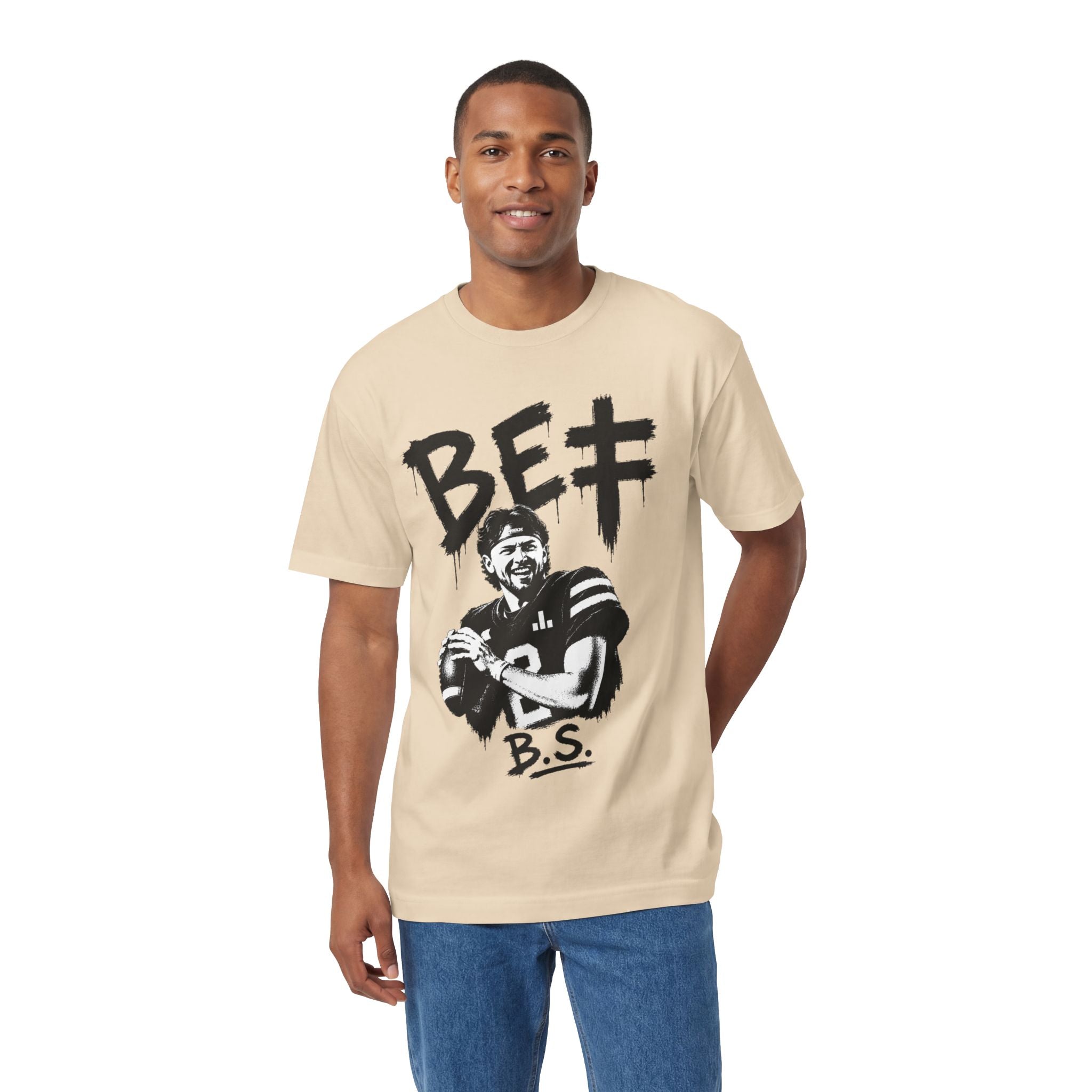 BET Gambling Quarterback Graphic Tee | Football Pop Art