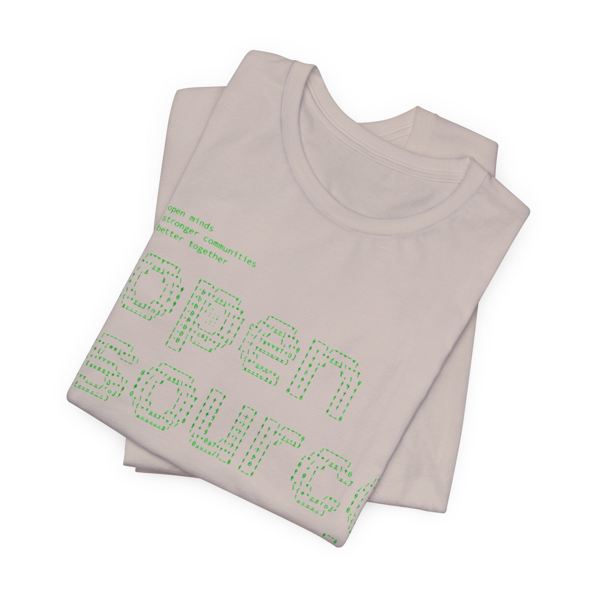 Open Source Co-ed T-Shirt | Programming ASCII Art Tee