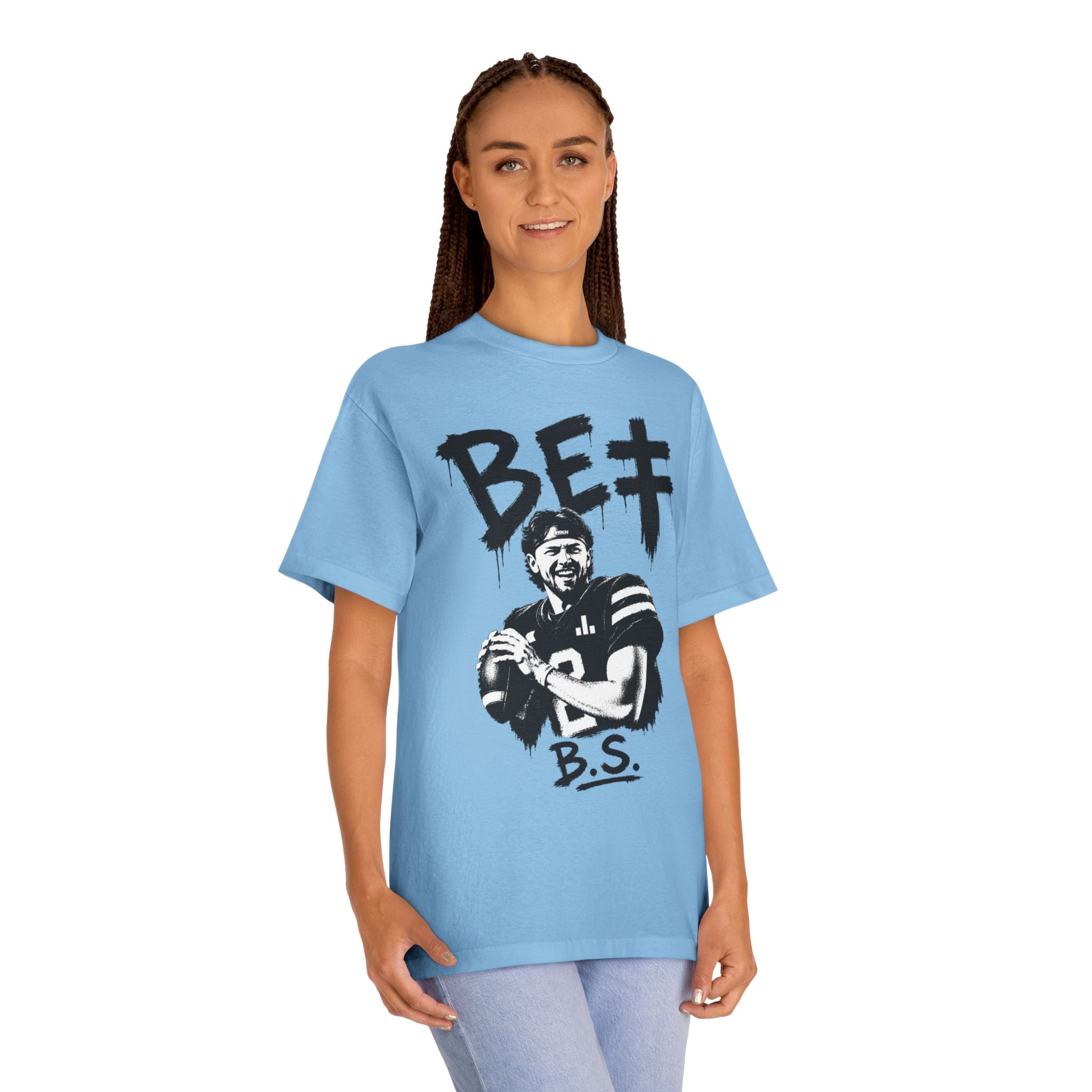 BET Gambling Quarterback Graphic Tee | Football Pop Art