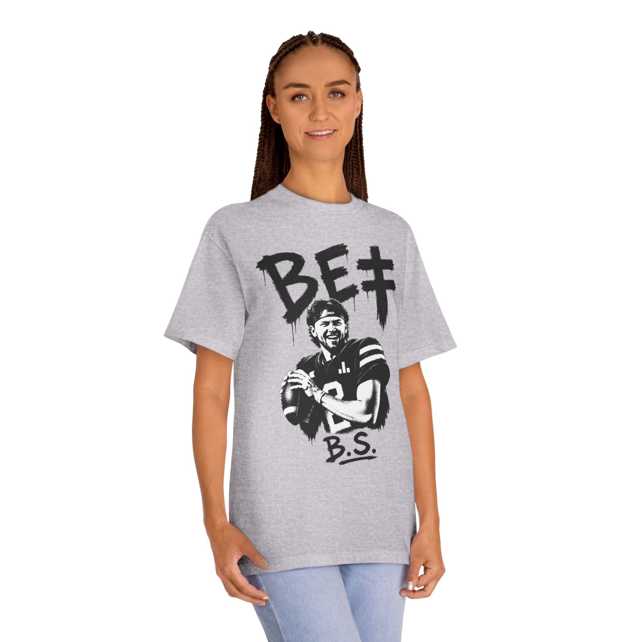 BET Gambling Quarterback Graphic Tee | Football Pop Art