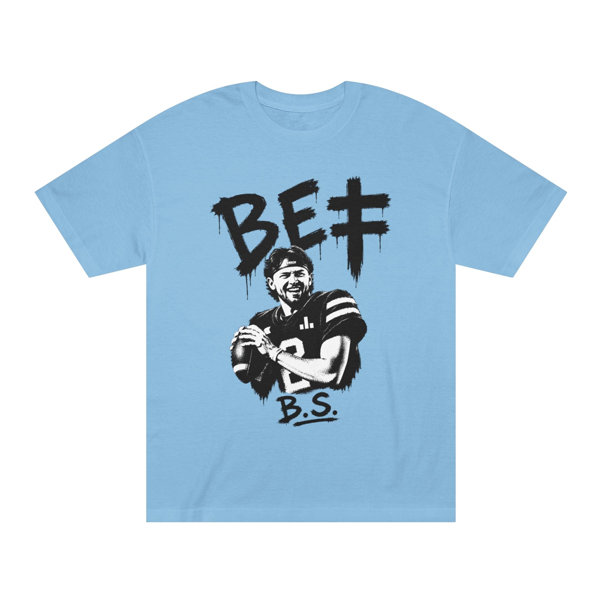 BET Gambling Quarterback Graphic Tee | Football Pop Art
