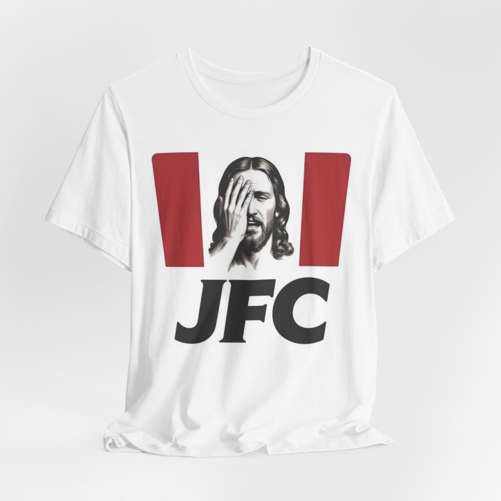 JFC Facepalm Jesus T-Shirt | Graphic Meme Tee