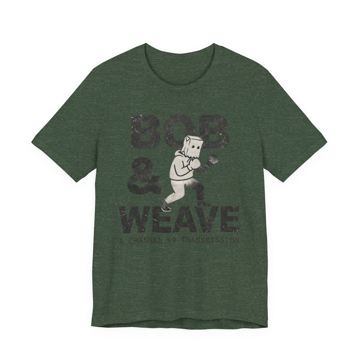 Bob & Weave T-Shirt | Boxing Jeet Kune Do T-Shirt | Bob Papadopoulos Art