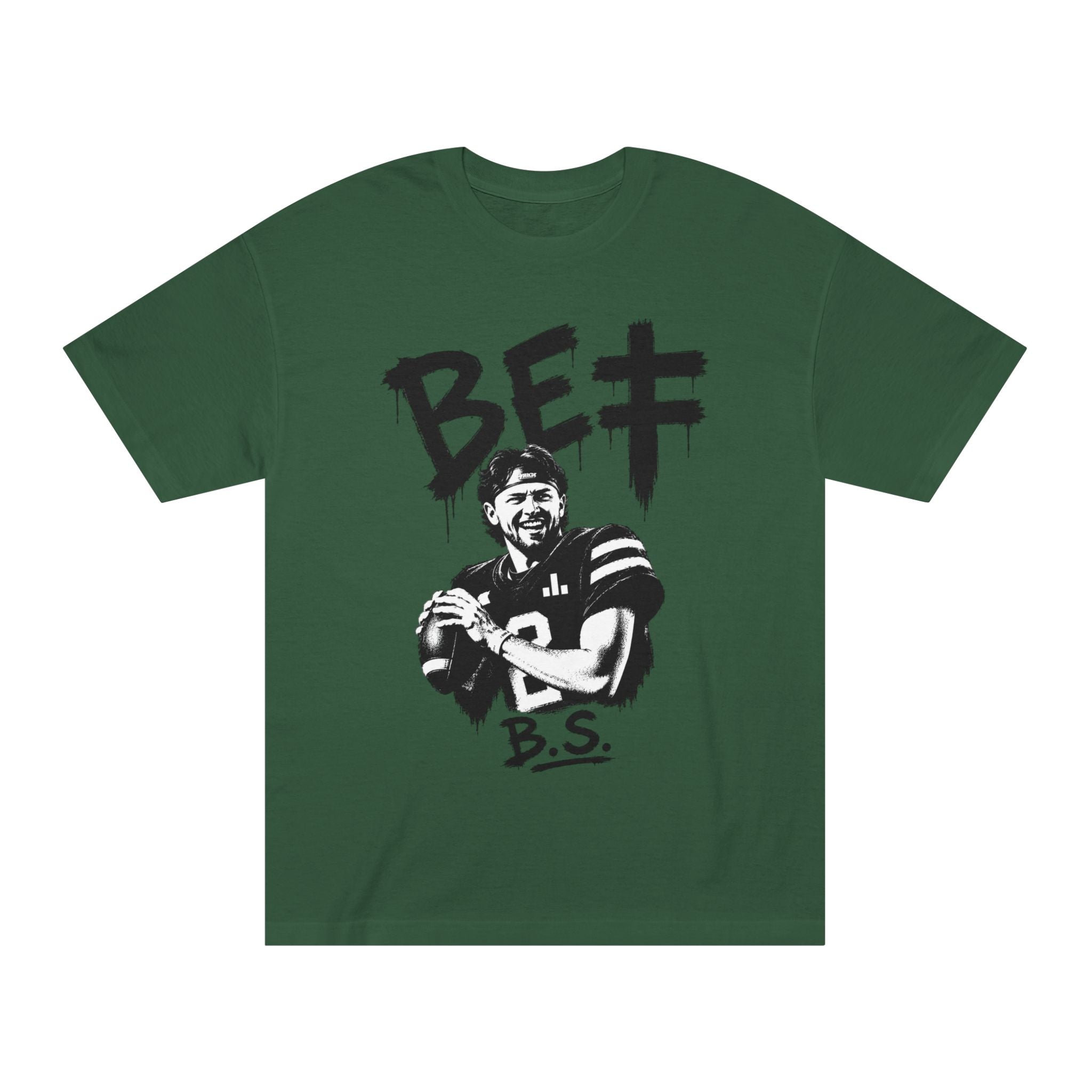 BET Gambling Quarterback Graphic Tee | Football Pop Art