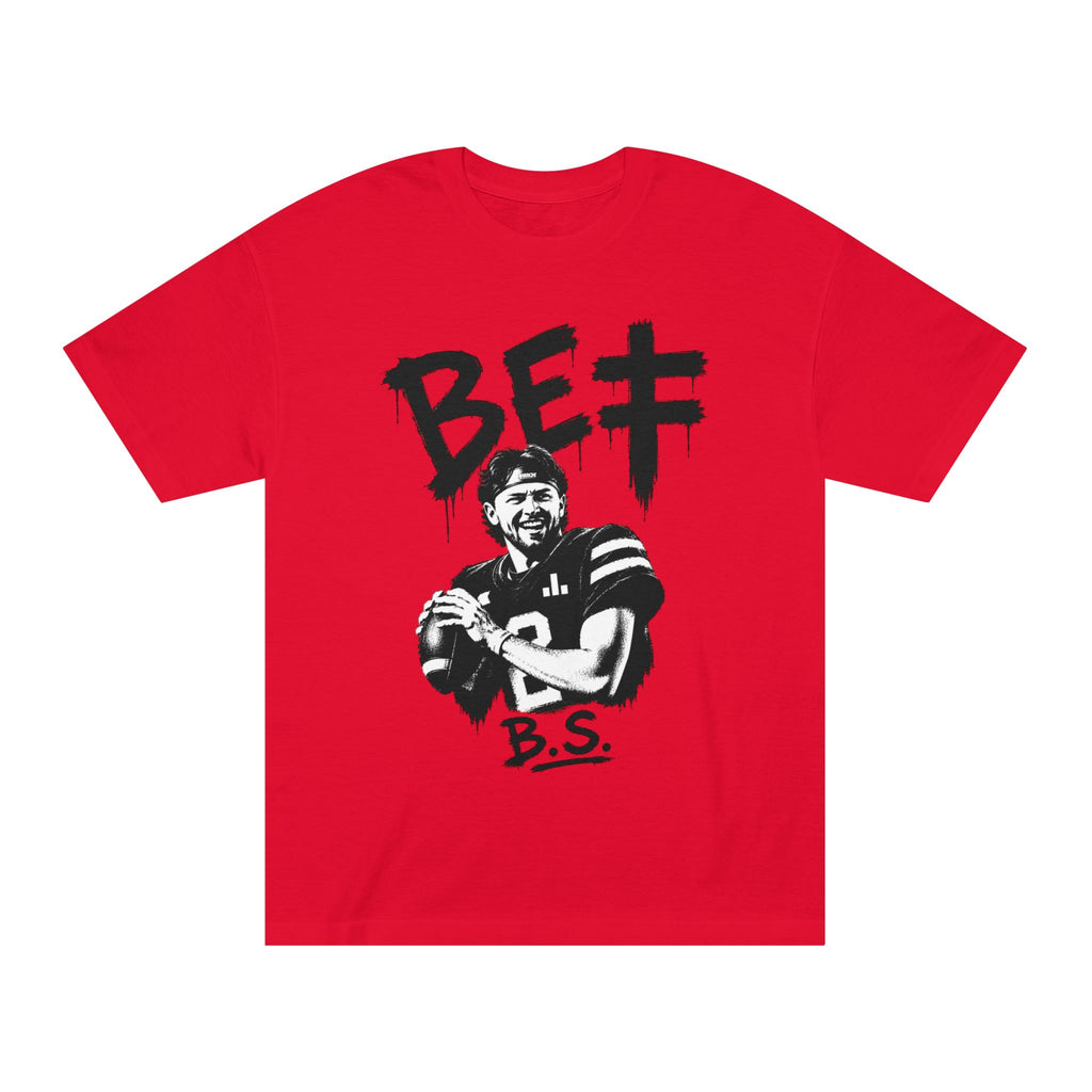 BET Gambling Quarterback Graphic Tee | Football Pop Art