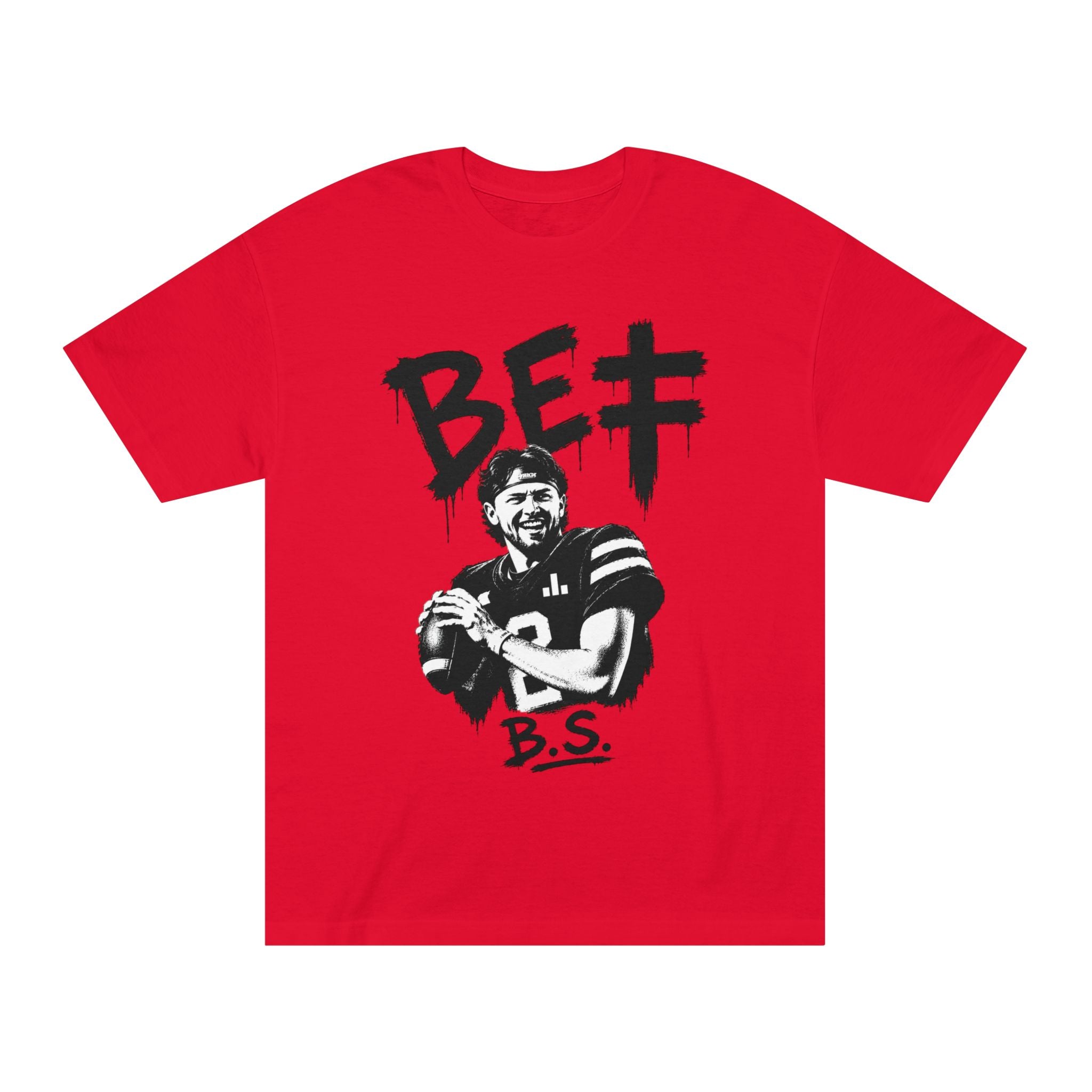 BET Gambling Quarterback Graphic Tee | Football Pop Art