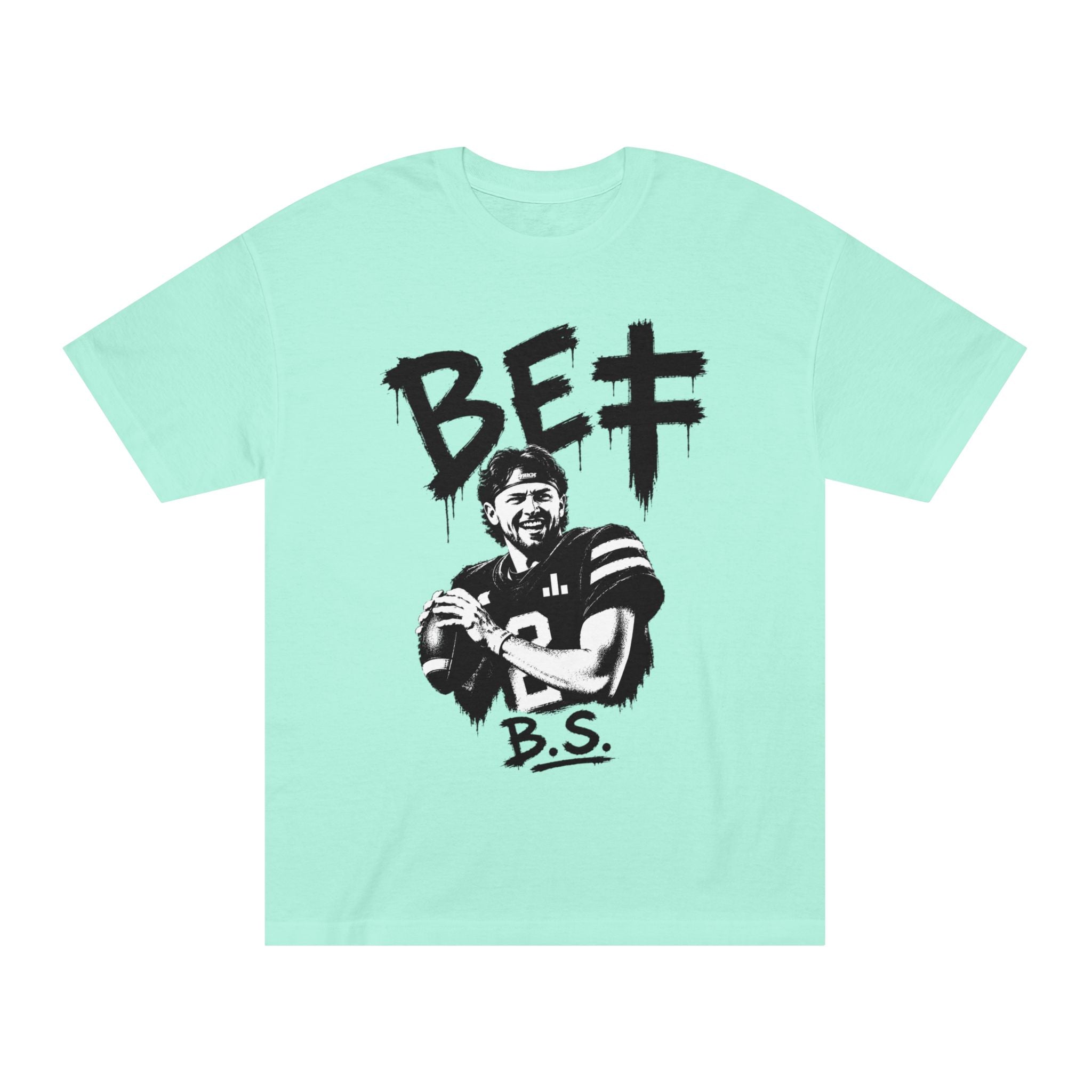 BET Gambling Quarterback Graphic Tee | Football Pop Art