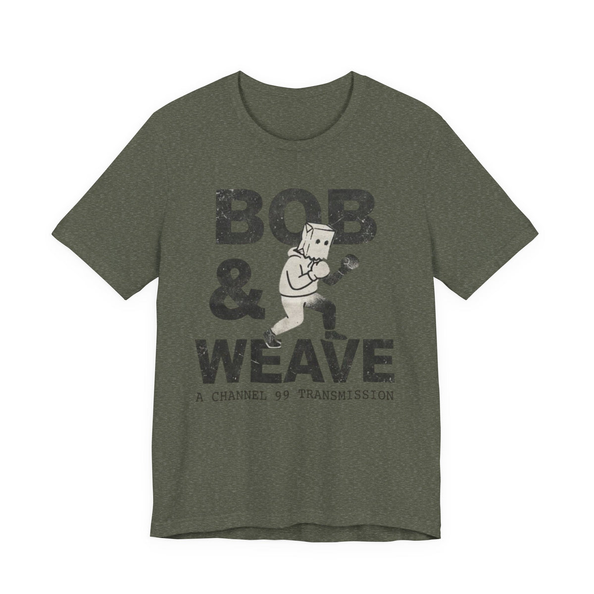 Bob & Weave T-Shirt | Boxing Jeet Kune Do T-Shirt | Bob Papadopoulos Art