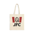 JFC Facepalm Cotton Canvas Tote Bag