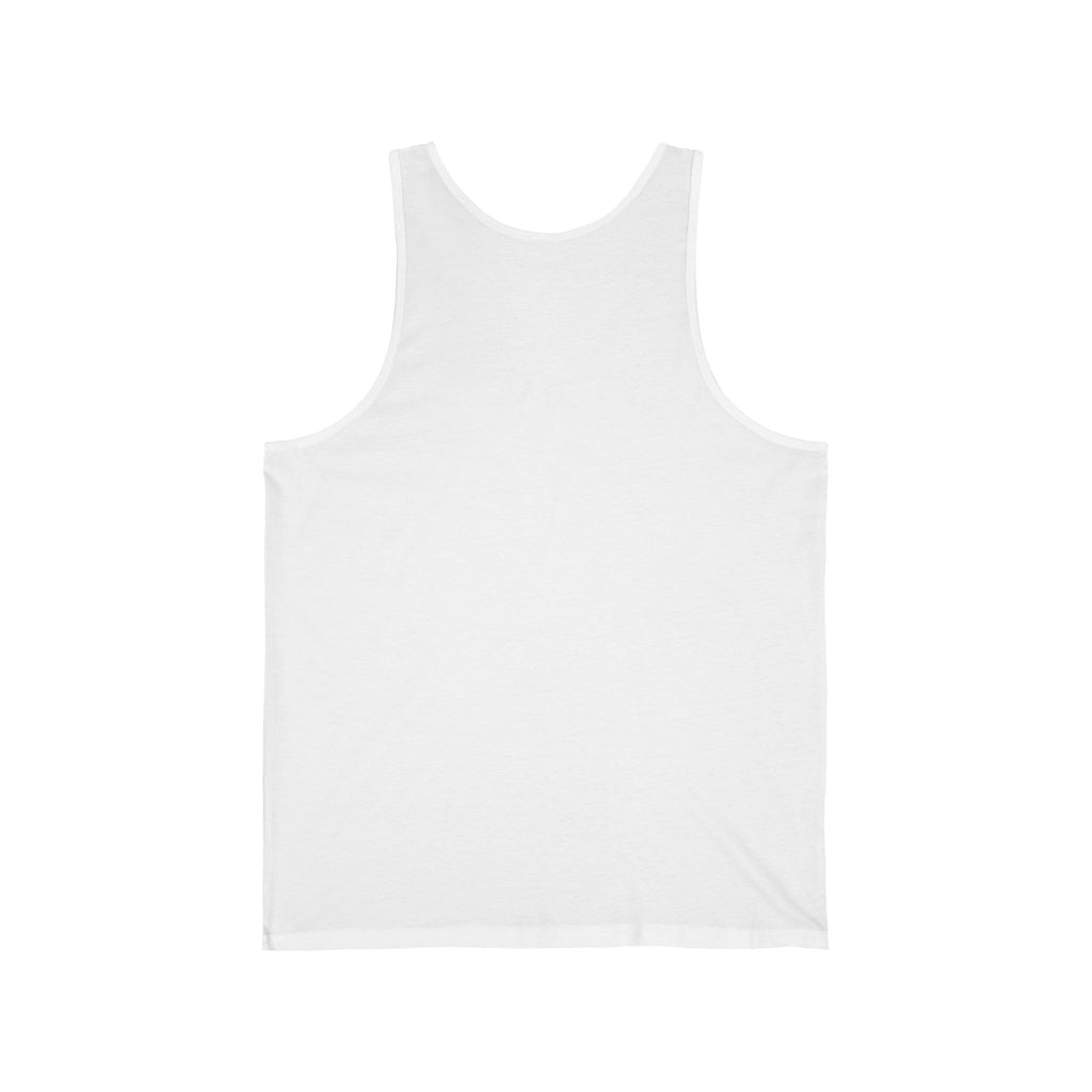 JFC Jesus Tank Top | Retro Red Stripe Graphic