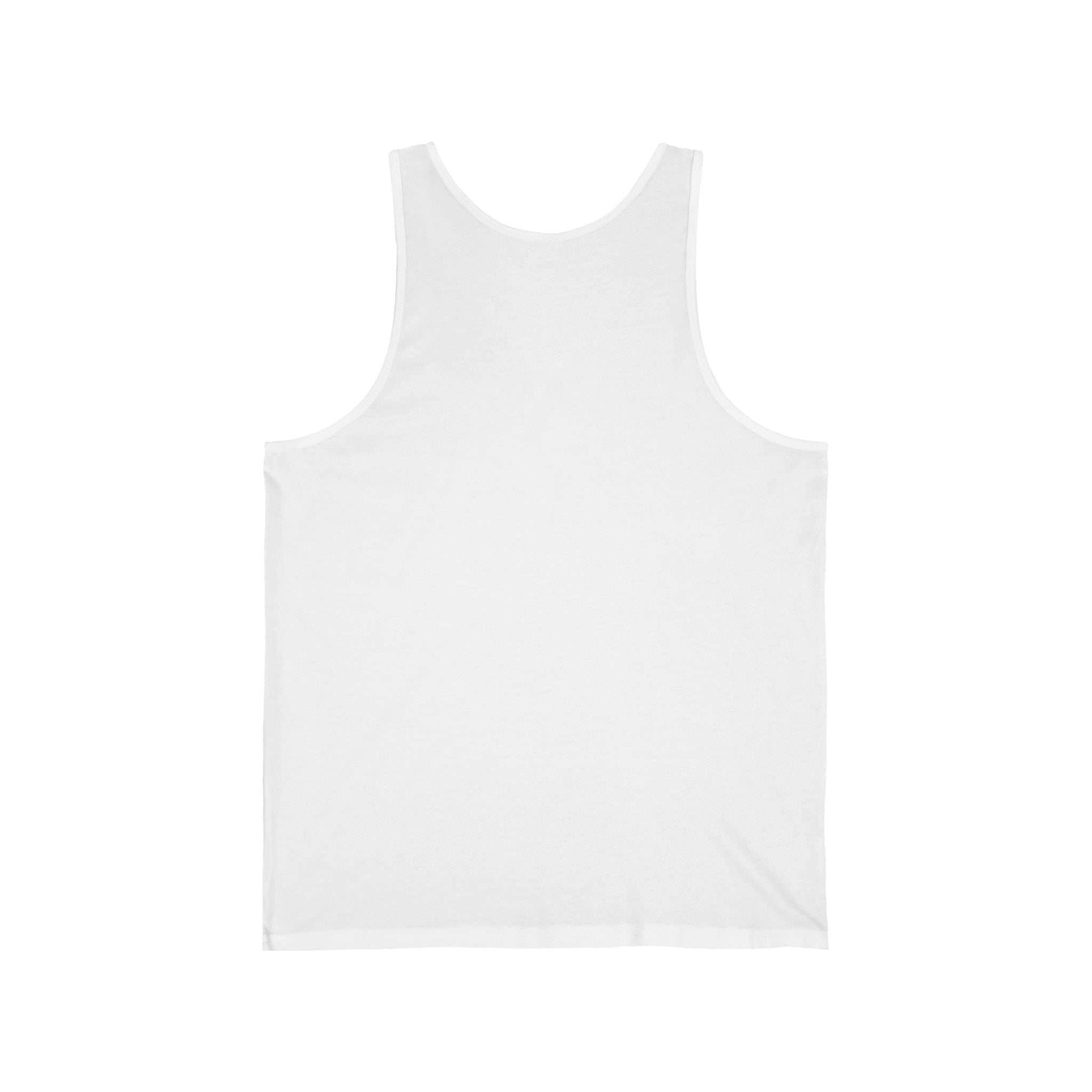 JFC Jesus Tank Top | Retro Red Stripe Graphic