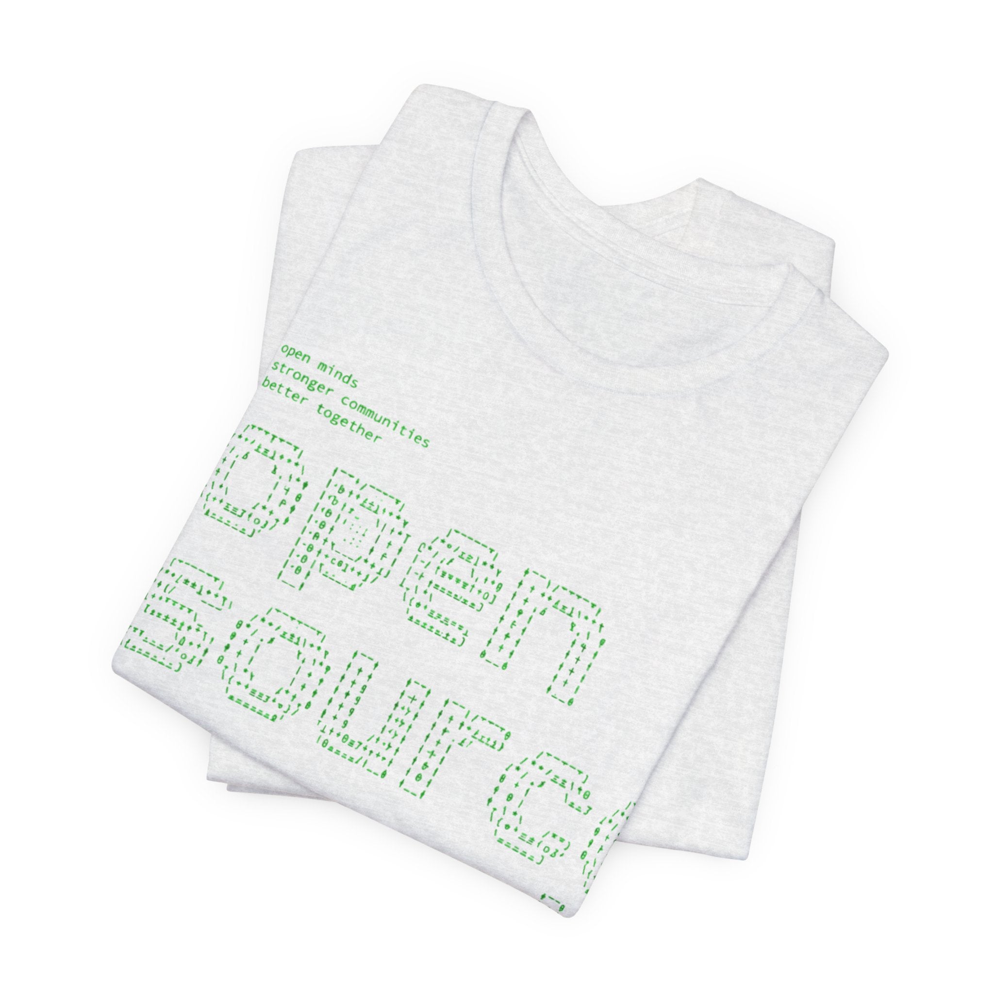 Open Source Co-ed T-Shirt | Programming ASCII Art Tee