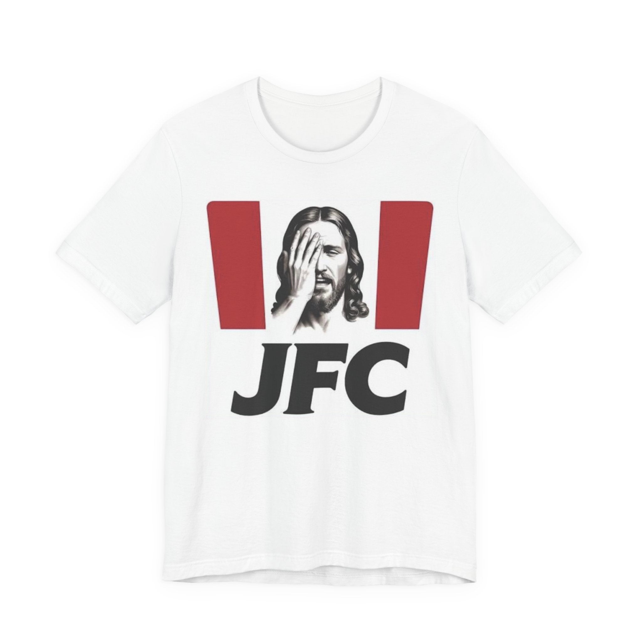 JFC Facepalm Jesus T-Shirt | Graphic Meme Tee
